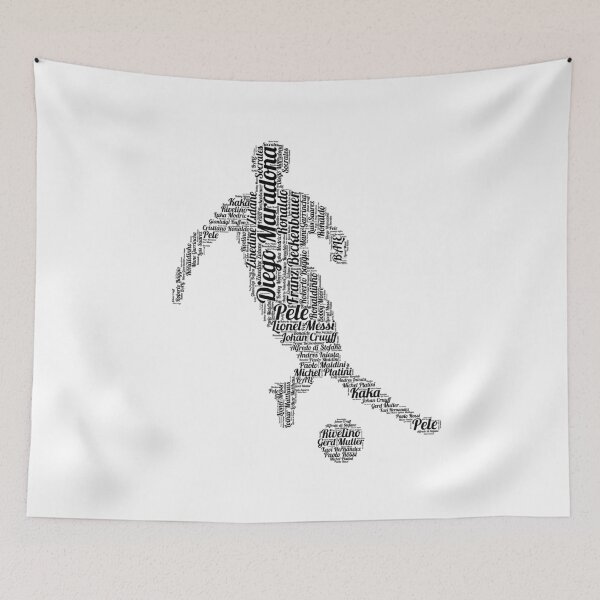 Item preview, FOOTBALL typography designed and sold by rashadat.