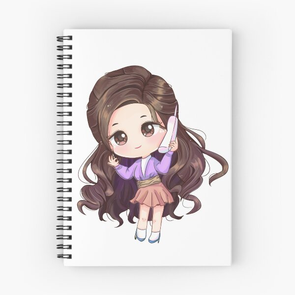 Aperçu de l'œuvre IZ * ONE Minju Couleur * Iz chibi fanart créée et vendue par snowvy.