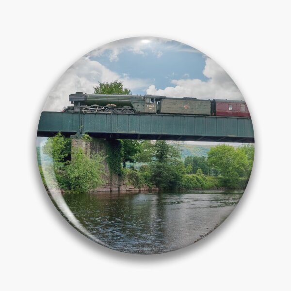 Item preview, Flying Scotsman over the River Usk designed and sold by Steve H Clark.
