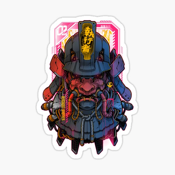 Samurai Mecha 02 Sticker