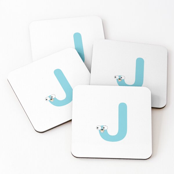 Item preview, Blue Go Lang Gopher Letter J designed and sold by codingpotato.