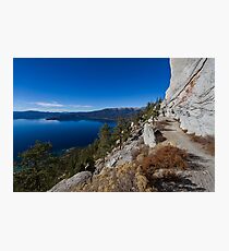 The Flume - Lake Tahoe Photographic Print