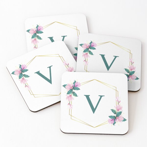 Item preview, Floral Letter V designed and sold by LamV.