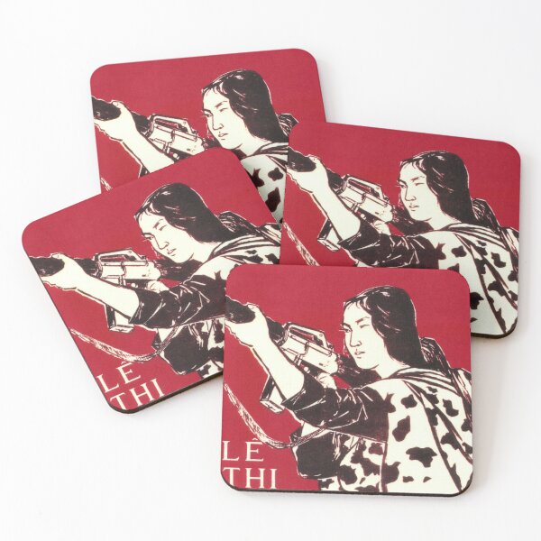 Item preview, Le Thi Hong Gam; Attack and Kill Enemy Directly Vintage Vietnam War Propaganda designed and sold by retroposters.
