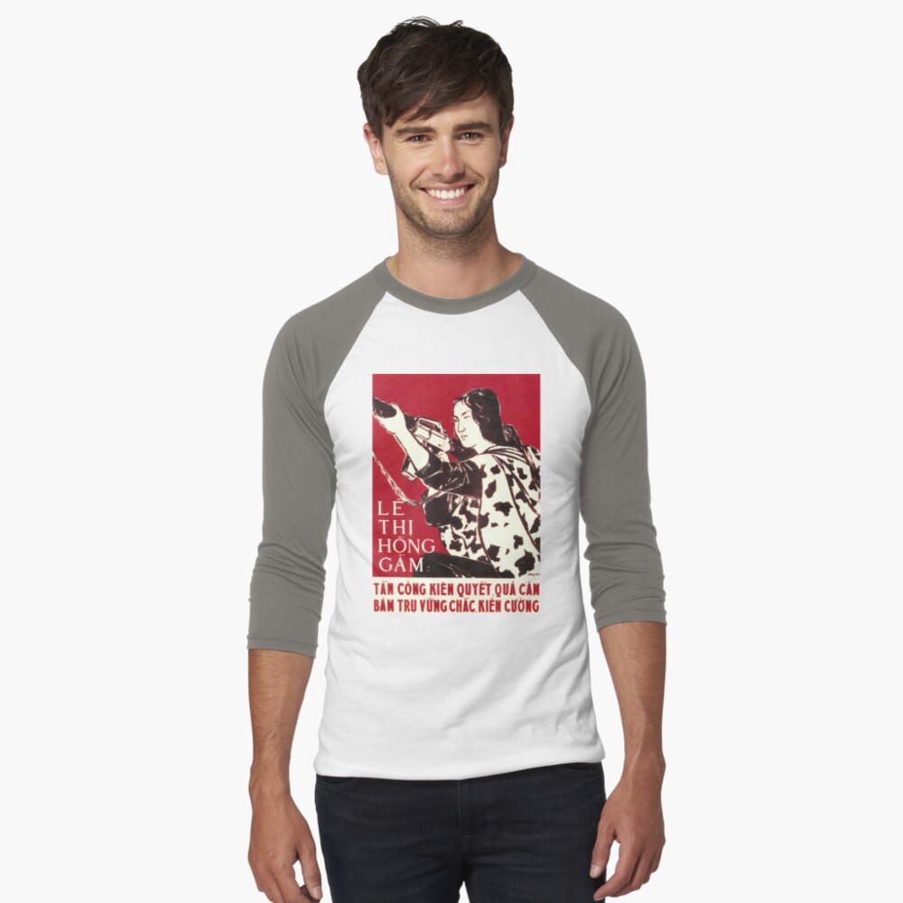 Item preview, Baseball ¾ Sleeve T-Shirt designed and sold by retroposters.