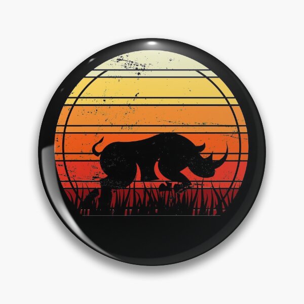 Artikelvorschau, Safari Sunset Rhino entworfen und verkauft von bestshirtdesign.