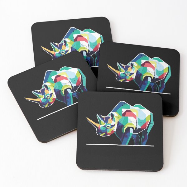 Artikelvorschau, Pachyderm Colorful Rhino entworfen und verkauft von bestshirtdesign.