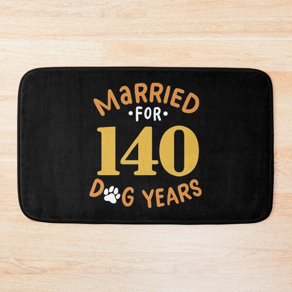Item preview, 20th Wedding Anniversary, Married For 140 Dog Years designed and sold by haselshirt.