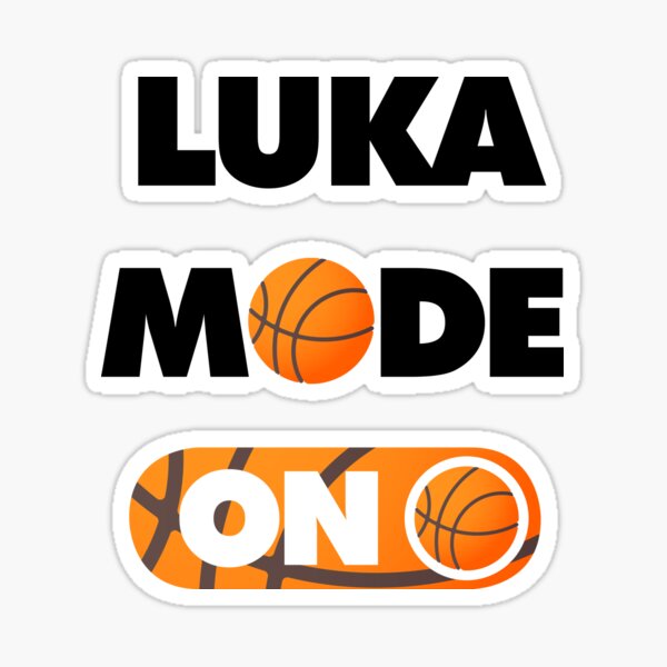 Luka Basketball Player Mode On Sticker