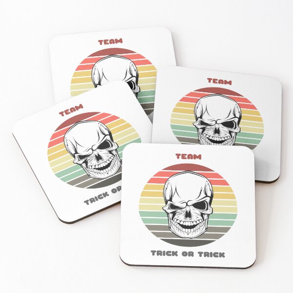 Item preview, Sunset Skull / Team Trick or Trick designed and sold by Nathalie Aynié.