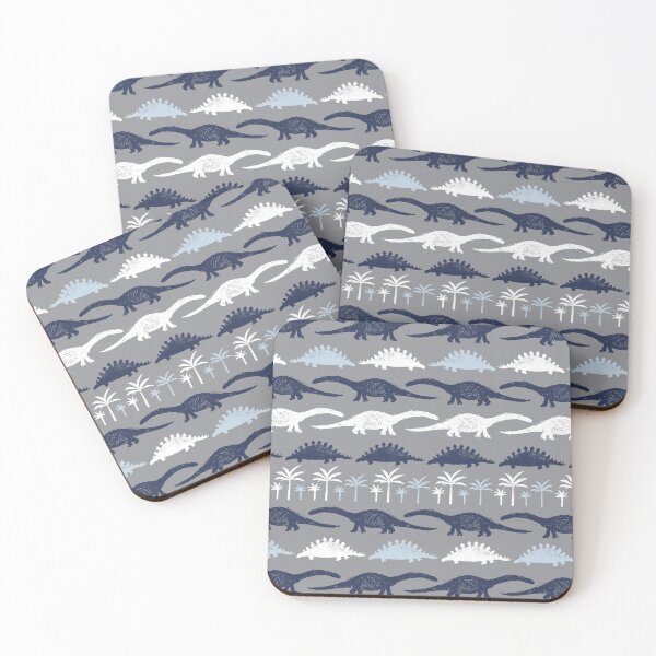 Item preview, Vector Grey Dinosaur Pen Sketch Repeat Pattern designed and sold by jamiesoondesign.