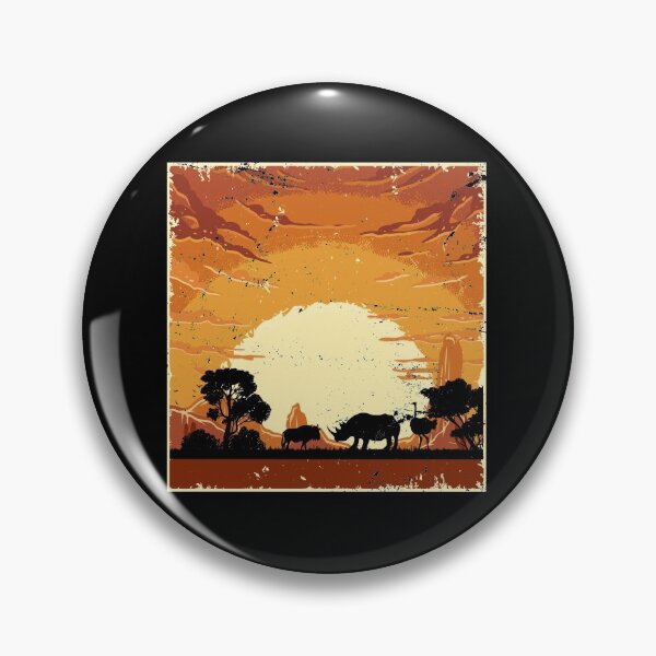 Artikelvorschau, Africa Savanna Safari Rhino entworfen und verkauft von bestshirtdesign.