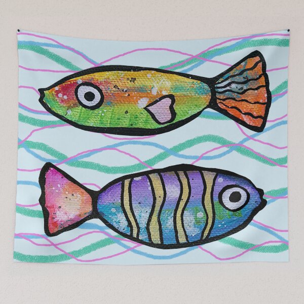 Item preview, Here Fishie Fishie Colorful Fantasy Fish designed and sold by evastina.