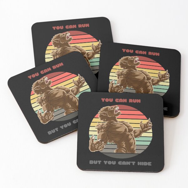 Item preview, Sunset Werewolf / You Can Run But You Can't Hide designed and sold by Nathalie Aynié.