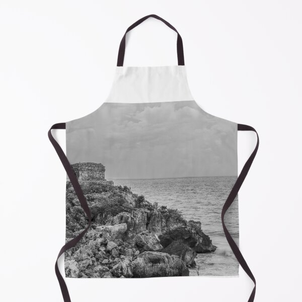 Item preview, Tulum Coastline Ruins in Black and White designed and sold by craig777red.