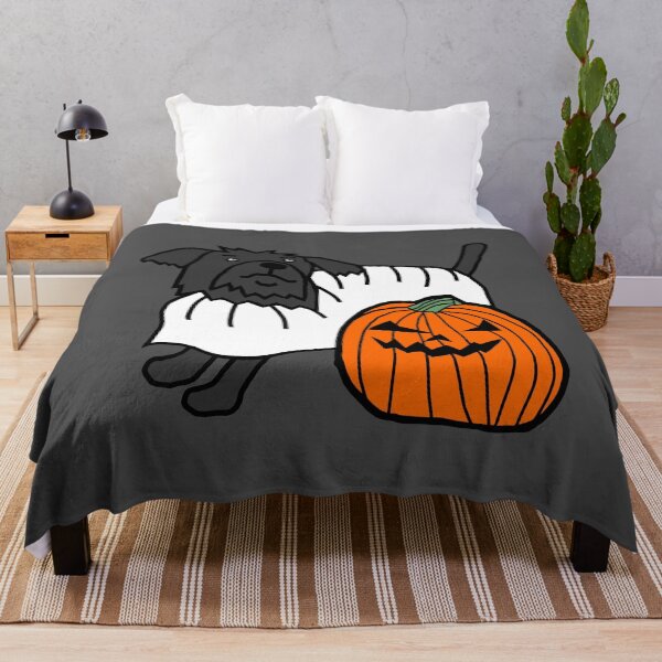 Item preview, Cute Dog Getting Ready for Halloween designed and sold by ellenhenry.