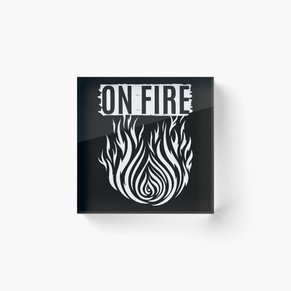 Item preview, On Fire - flame tattoo designed and sold by RIVEofficial.