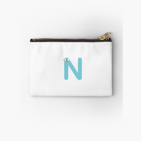 Item preview, Blue Go Lang Gopher Letter N designed and sold by codingpotato.
