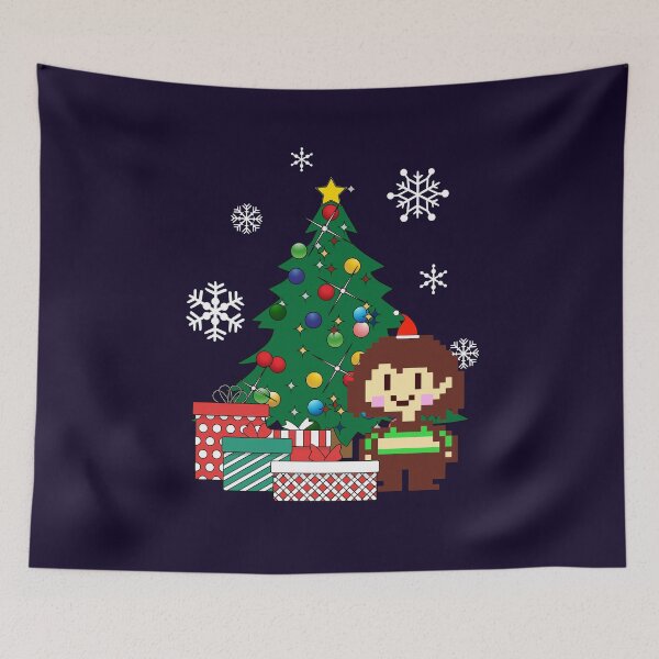 Item preview, Chara Around The Christmas Tree Undertale designed and sold by Nova5.