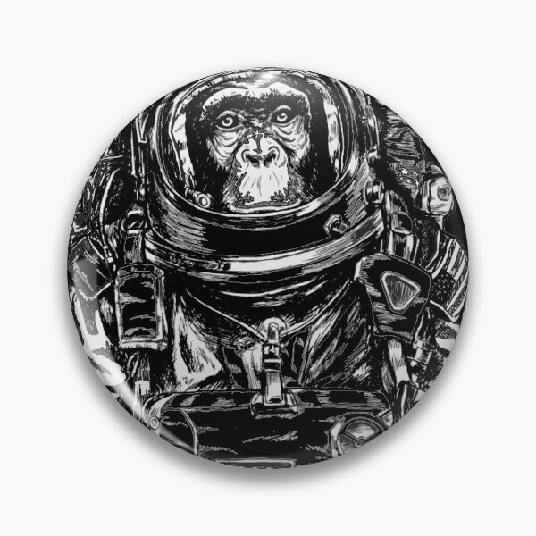 Item preview, Monkey Astronaut Wearing Space Suit Design designed and sold by SKETCHEAJ.