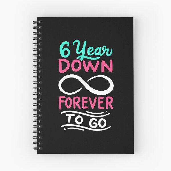 Item preview, 6th Wedding Anniversary - 6 Year Down Forever To Go designed and sold by haselshirt.