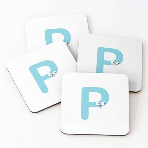 Item preview, Blue Go Lang Gopher Letter P designed and sold by codingpotato.