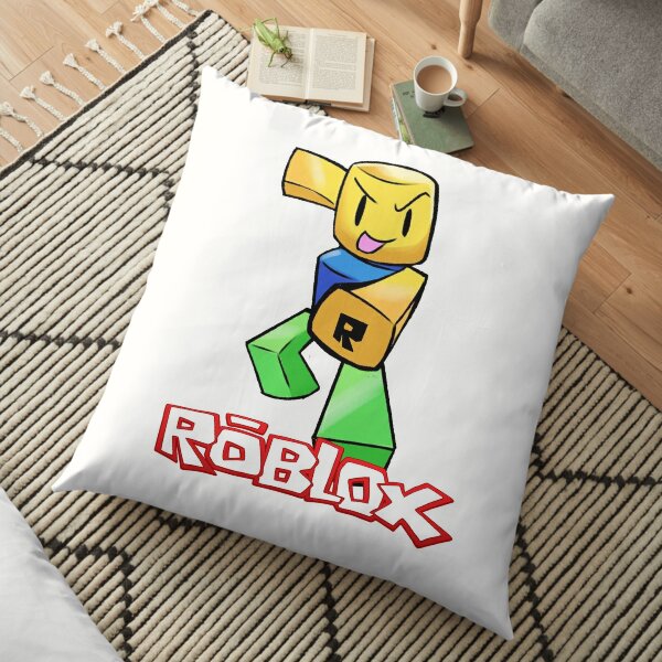 Roblox Character Pillows Cushions Redbubble - roblox meep city reenad plays roblox fitz