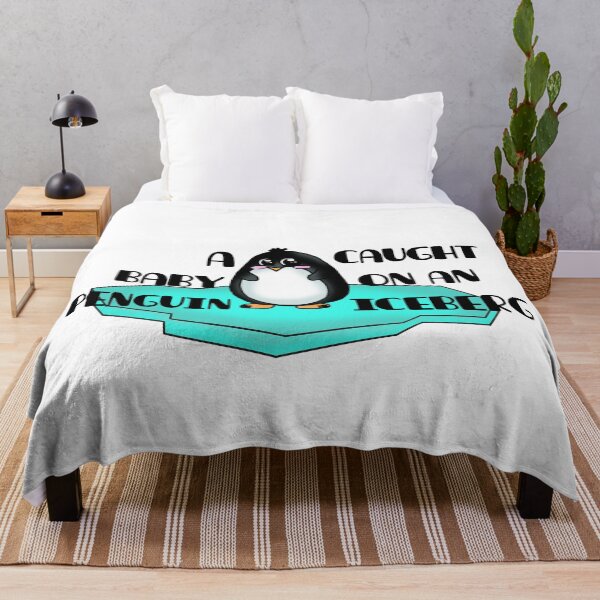 Item preview, Baby penguin caught on an iceberg tiktok design designed and sold by Emilys-Designs-.