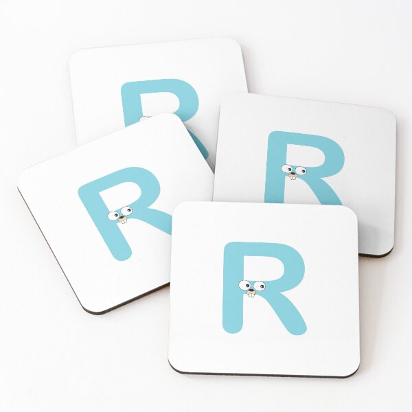 Item preview, Blue Go Lang Gopher Letter R designed and sold by codingpotato.