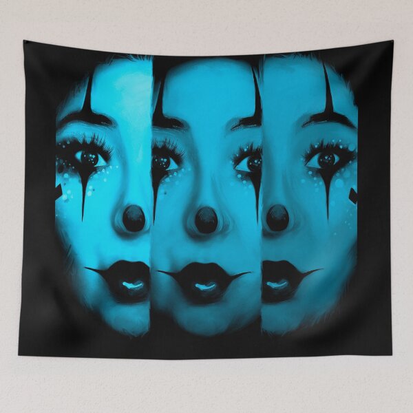 Item preview, Harlequin Blue Triplet designed and sold by LJWDesigns.