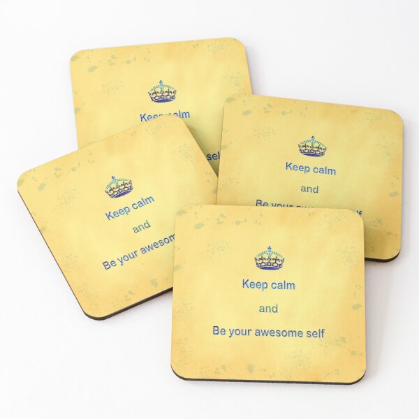 Item preview, Keep calm and be your awesome self designed and sold by MelanieNad.