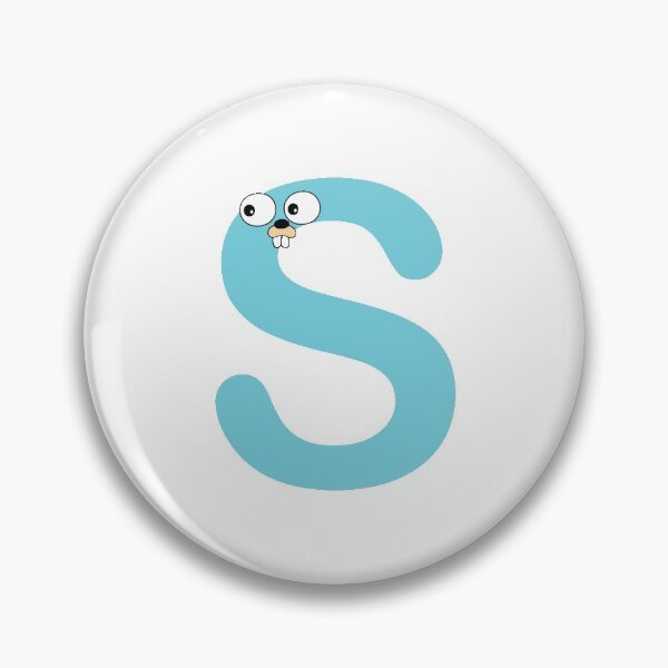 Aperçu de l'œuvre Lettre bleue Go Lang Gopher S créée et vendue par codingpotato.