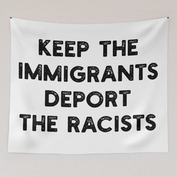 Item preview, Keep The Immigrants Deport The Racists designed and sold by MSA-42.