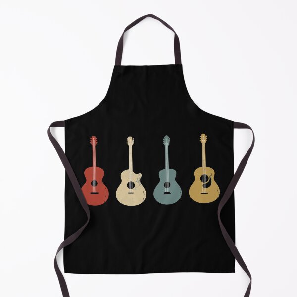 Item preview, Acoustic Guitar Retro Silhouette Distressed designed and sold by playloud.