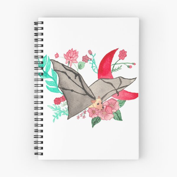 Item preview, Bat at Blood Moon, white designed and sold by Sonderblume.