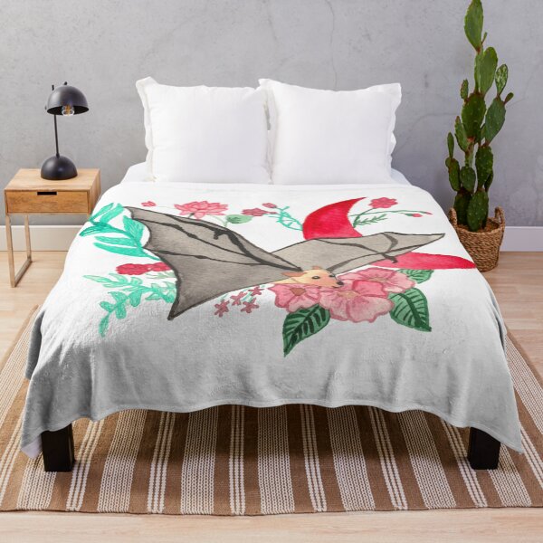 Item preview, Bat at Blood Moon, white designed and sold by Sonderblume.