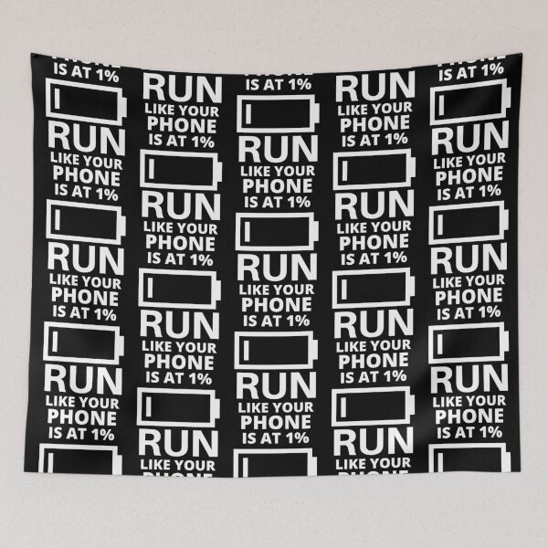 Item preview, Run like your Phone is at 1 % designed and sold by RIVEofficial.