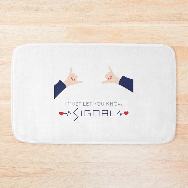 Item preview, Twice Signal | Cute Kpop Song Lyrics Typography designed and sold by mschubbybunny.