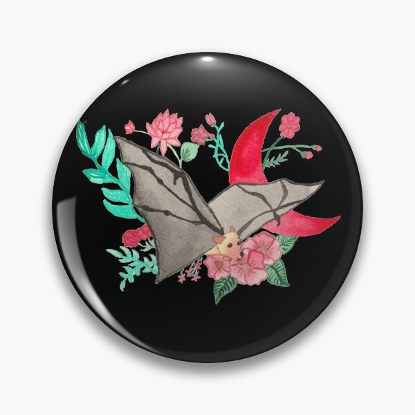 Item preview, Bat at Blood Moon, black designed and sold by Sonderblume.