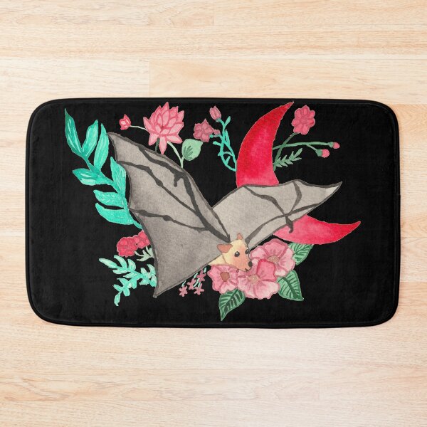 Item preview, Bat at Blood Moon, black designed and sold by Sonderblume.