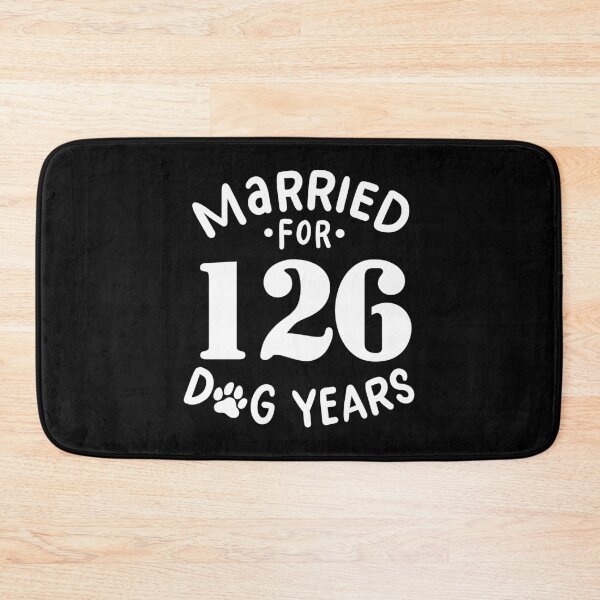 Item preview, 18th Wedding Anniversary, Married For 126 Dog Years designed and sold by haselshirt.