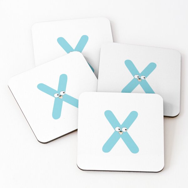 Item preview, Blue Go Lang Gopher Letter X designed and sold by codingpotato.
