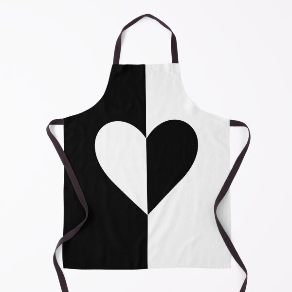 Item preview, Half-hearted: Classic Black and White heart inverted colours designed and sold by Deegital18.