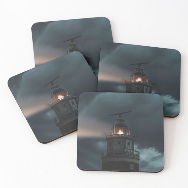Item preview, Lighthouse on a Dark Cloudy Night designed and sold by TheWanderful.