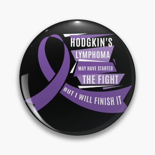 Item preview, Meaningful Hodgkin's Lymphoma Awareness Gift - Started The Fight But I Will Finish It - Violet Ribbon Gifts - Survivor designed and sold by kntranhoang.