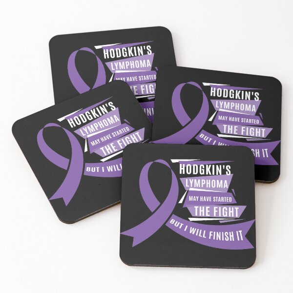 Item preview, Meaningful Hodgkin's Lymphoma Awareness Gift - Started The Fight But I Will Finish It - Violet Ribbon Gifts - Survivor designed and sold by kntranhoang.