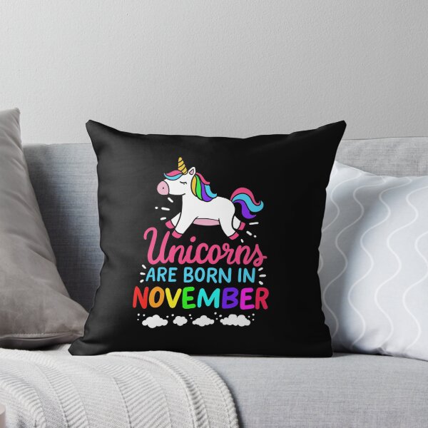 Item preview, Unicorns Are Born In November Birth Month Birthday Gift designed and sold by haselshirt.