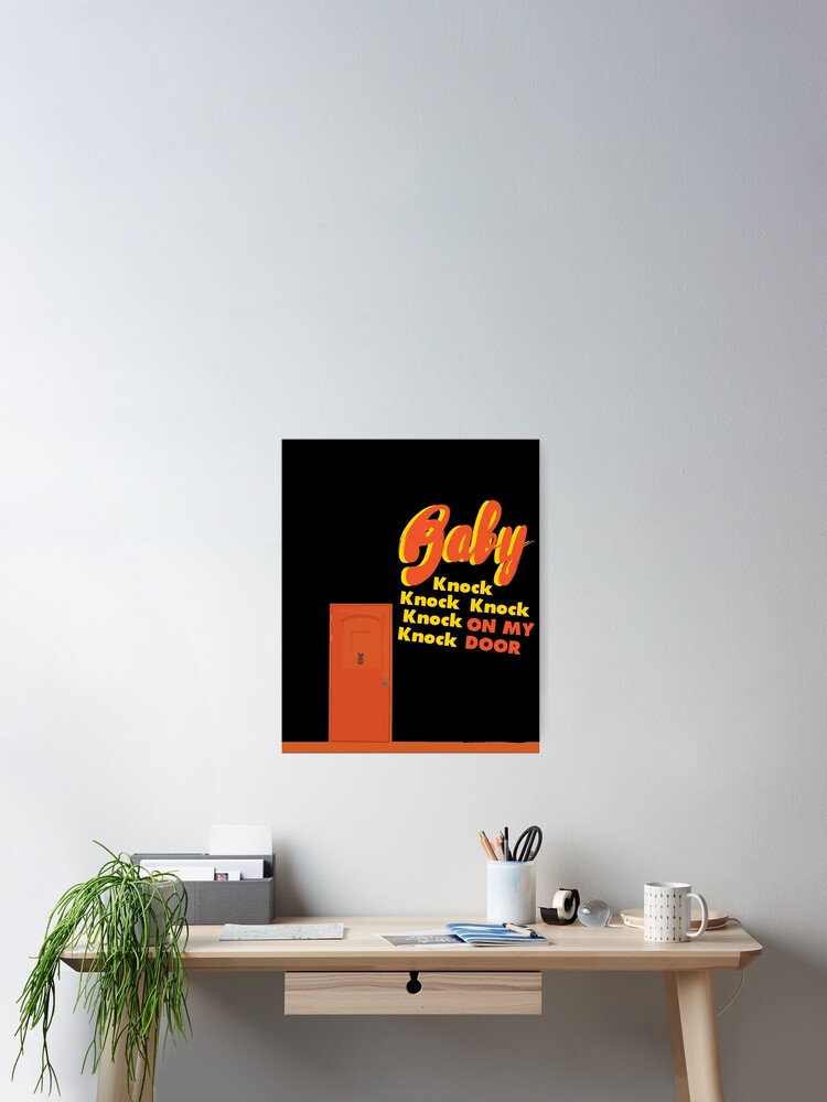 Twice Knock Knock Cute Kpop Song Lyrics Typography Poster By Mschubbybunny Redbubble