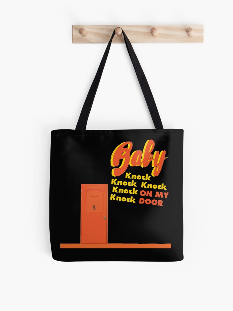 Twice Knock Knock Cute Kpop Song Lyrics Typography Tote Bag For Sale By Mschubbybunny Redbubble