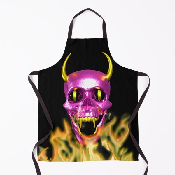 Item preview, Halloween Demon skull in fire  designed and sold by bradm50.
